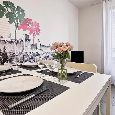 Chez Joyce - T2 Cosy&moderne - Climatisé - Proche De La Cité Médiévale *